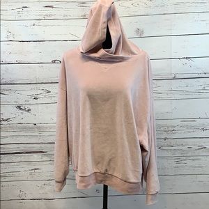 Fabletics Women’s Brisa Velour Pullover Hoodie L